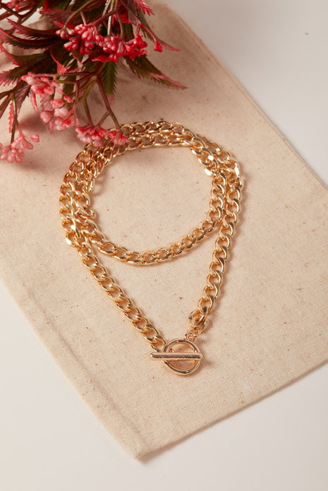 Heliophilia Silver Collar de Metal Dorado Heliophilia Silver Collar de Metal Dorado
